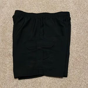 Mens medium black swim trunks